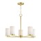 Maxim Lighting Lateral 5-Light Chandelier, Satin Brass 10286SWSBR - alternate 1